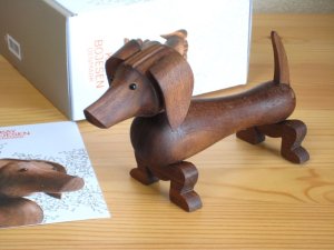 画像1: カイ・ボイスン Kay Bojesen/ドッグ Dog/木製人形 Wood Toy