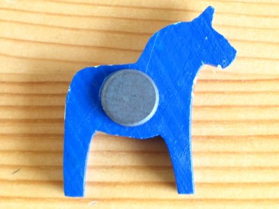 画像2: グラナス Grannas/ダーラナホース Dalahorse（ブルー）/マグネット Magnet