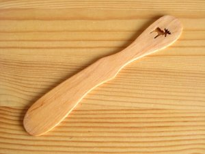 画像1: グラナス Grannas /木製 バターナイフ（ヘラジカ）