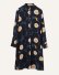 画像5: マリメッコ Marimekko /ウニッコ Unikko / Bettina dress（ブルー×ダークブルー×オレンジ）