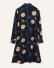 画像6: マリメッコ Marimekko /ウニッコ Unikko / Bettina dress（ブルー×ダークブルー×オレンジ）