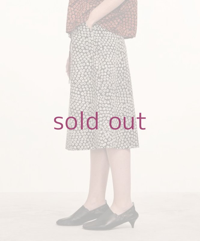 画像3: 40%OFF!! マリメッコ Marimekko / Leeni スカート / ブラック×ベージュ (3)