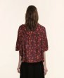画像3: 40%OFF!! マリメッコ Marimekko / Ereen シャツ / ブリック×レッド×ペットロール (3)
