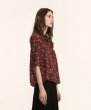 画像2: 40%OFF!! マリメッコ Marimekko / Ereen シャツ / ブリック×レッド×ペットロール (2)