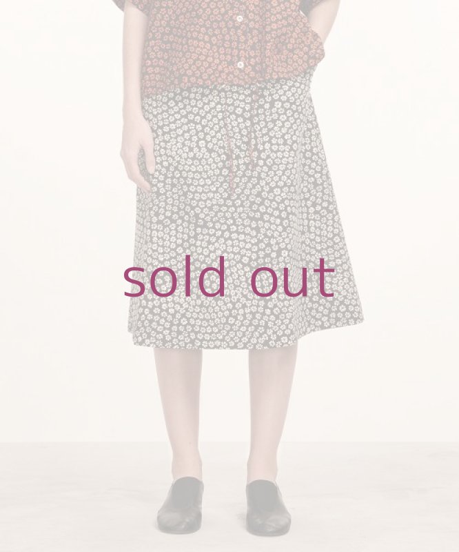 画像2: 40%OFF!! マリメッコ Marimekko / Leeni スカート / ブラック×ベージュ (2)