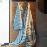Lapuan Kankurit ラプアンカンクリ mina perhonen ミナ ペルホネン METSALAMPI 皆川明 メッツァランピ 森の湖 ウォッシュドリネン マルチタオル 全2色 95×180cm