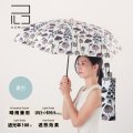 Korko コルコ クイックオープン折りたたみ晴雨兼用日傘 スプリングフラワー 50cm 
