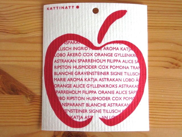 キャットイナット Kattinatt/アップル Apple/スポンジワイプ