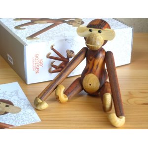 画像: カイ・ボイスン Kay Bojesen/モンキー Monkey 小 S size/木製人形 Wood Toy