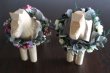 画像1: グラナス Grannas/ダーラナホース Dalahorse + 小花のリース /木製玩具