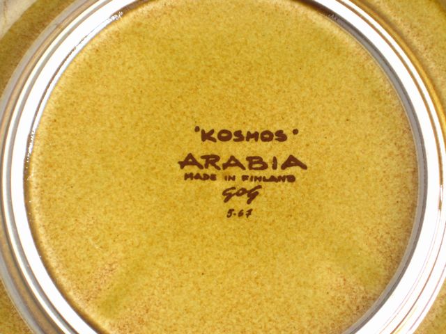 画像: アラビア Arabia/コスモス Kosmos/プレート20cm
