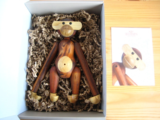 画像: カイ・ボイスン Kay Bojesen/モンキー Monkey 小 S size/木製人形 Wood Toy