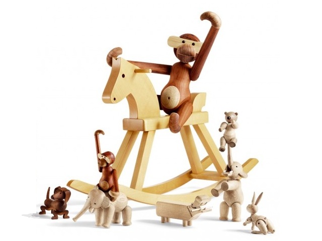 画像: カイ・ボイスン Kay Bojesen/モンキー Monkey 大 L size/木製人形 Wood Toy L size