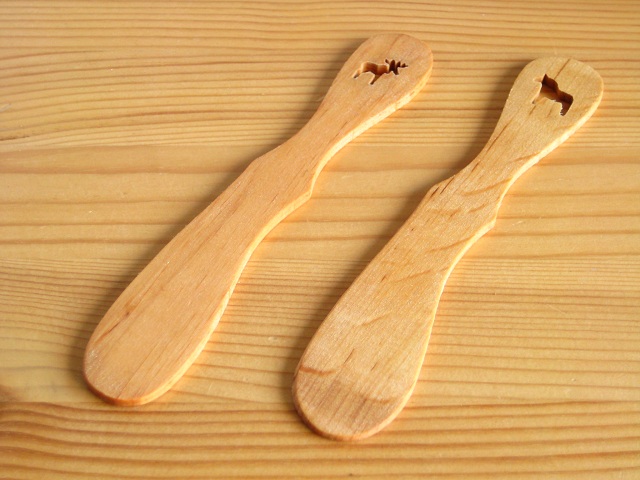 画像: グラナス Grannas /木製 バターナイフ（ヘラジカ）