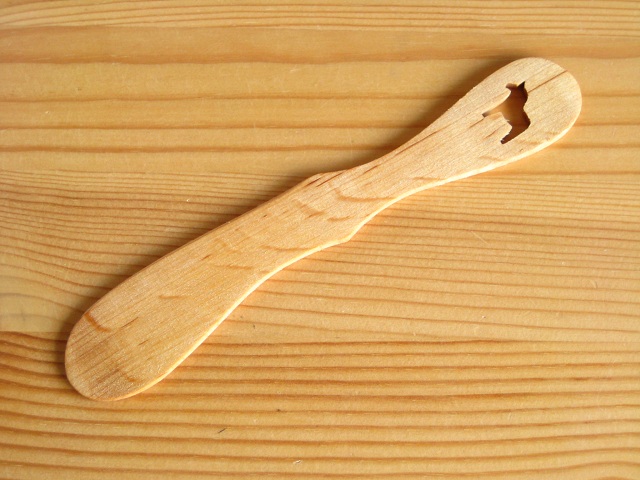 新品★ ウッド バターナイフ ＊ 木製