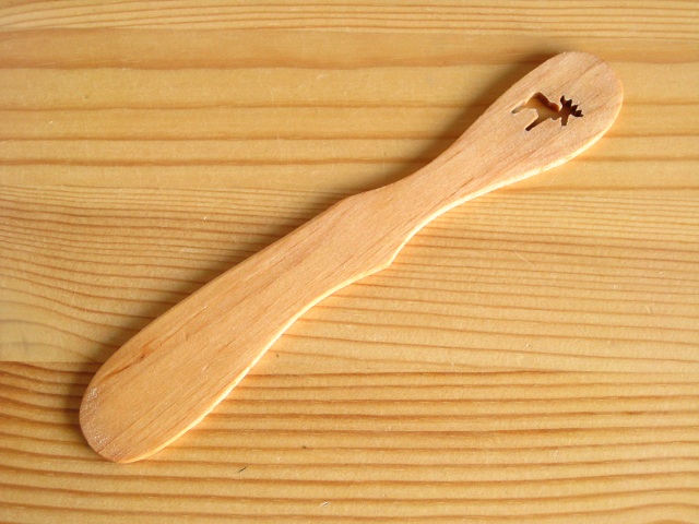 画像: グラナス Grannas /木製 バターナイフ（ヘラジカ）