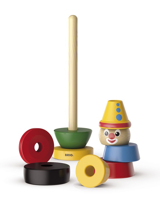 画像: ブリオ Brio/クラウン Clown/スタッキングトイ 知育玩具