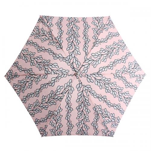 画像: 北欧テキスタイル/Korko（コルコ）クイックオープン折りたたみ晴雨兼用日傘 50cm / 『Growing』グローイング/傘