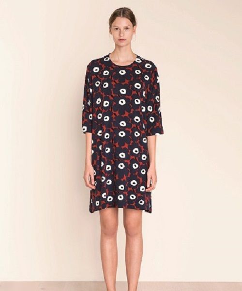 マリメッコ Marimekko/ウニッコ Unikko/ Petrina dress（レッド