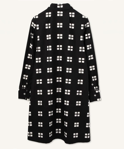 画像: マリメッコ Marimekko /イックナ Ikkuna / Katrina dress（ブラック×ホワイト）