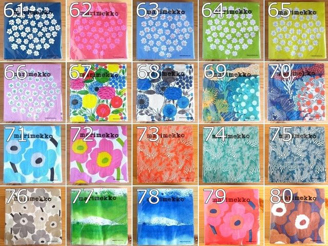 marimekko  マリメッコ ポストカード 11枚セット カモメ柄 花柄